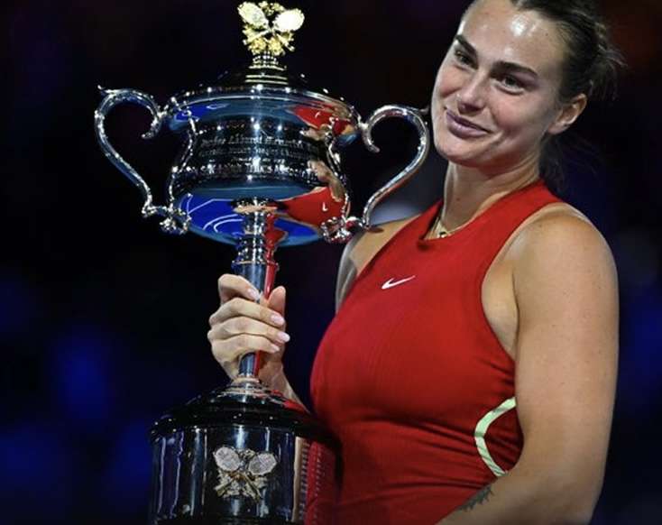 2nd time Champion Australian Open Tennis Tournament Women...