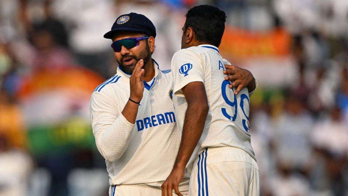 Ashwin's 100th Test - Rohit hailed as 'match winner'