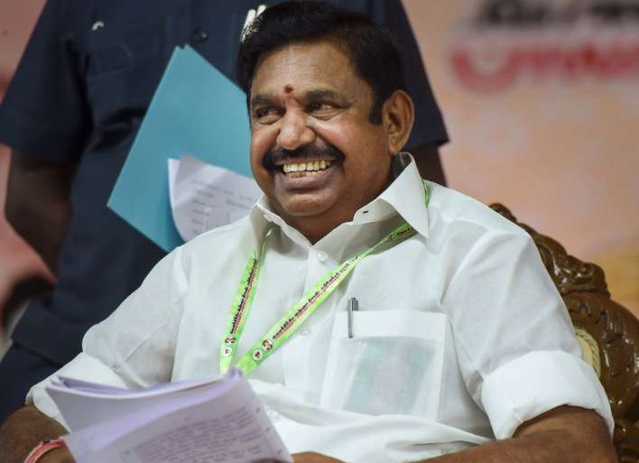 Edappadi Palaniswami was given the title of 'Revolutionary Tamil' at the Madurai AIADMK convention
