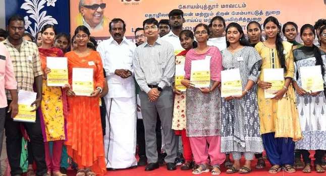 Employment for 1.80 lakh people in Tamil Nadu - Minister S.Muthusamy informed