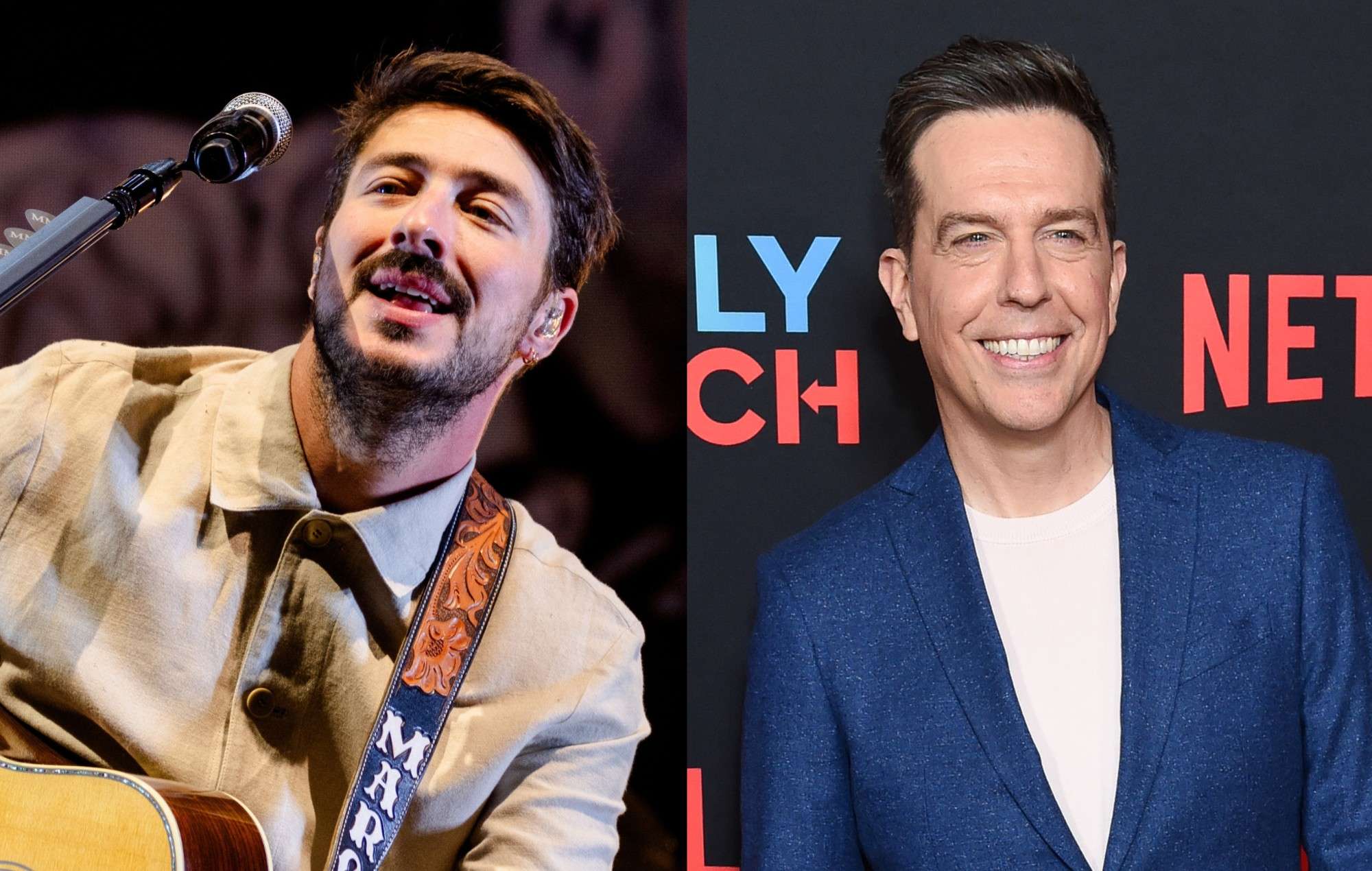 Mumford & Sons joined by 'The Office' star Ed Helms on banjo for 'Awake My Soul' in Los Angeles!